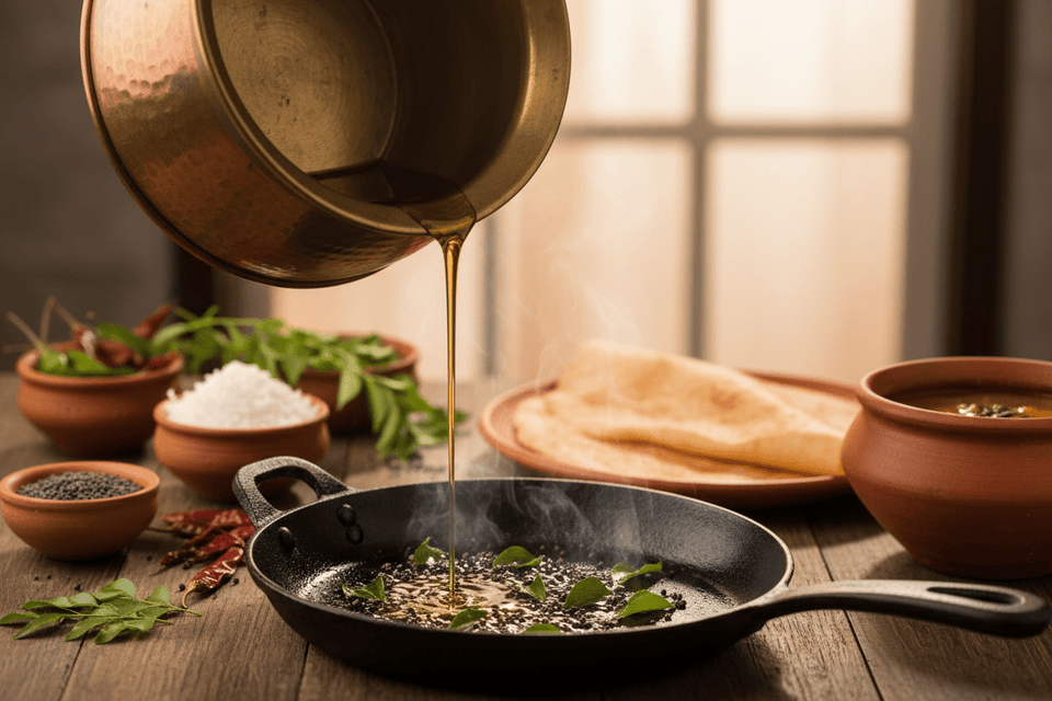 🥥 Cooking with Cold Pressed Oils: The Secret to Authentic South Indian Flavors