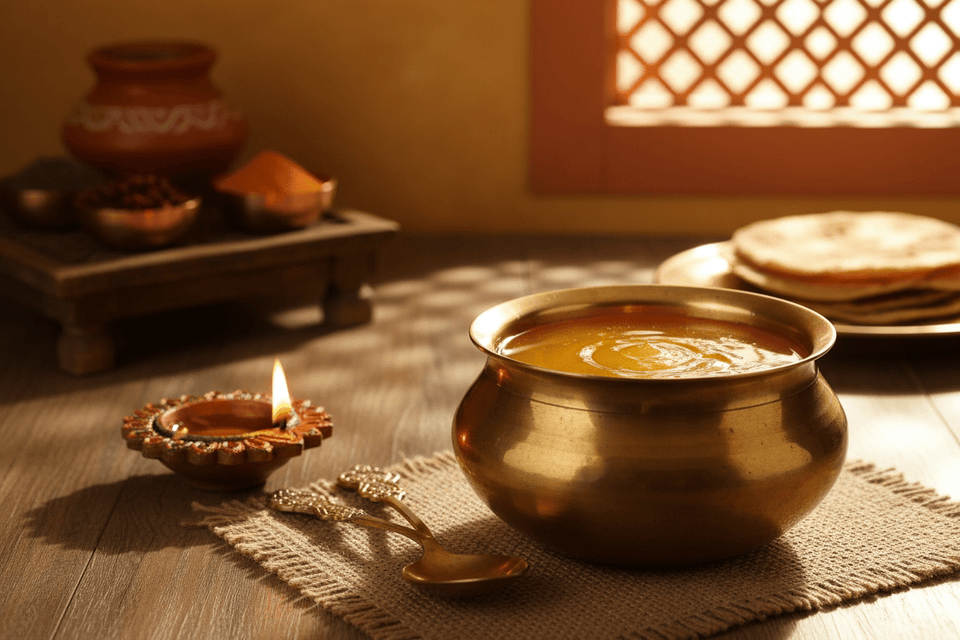 🪔 Desi Ghee: The Golden Essence of Indian Homes and Hearts - Brahmi Naturals