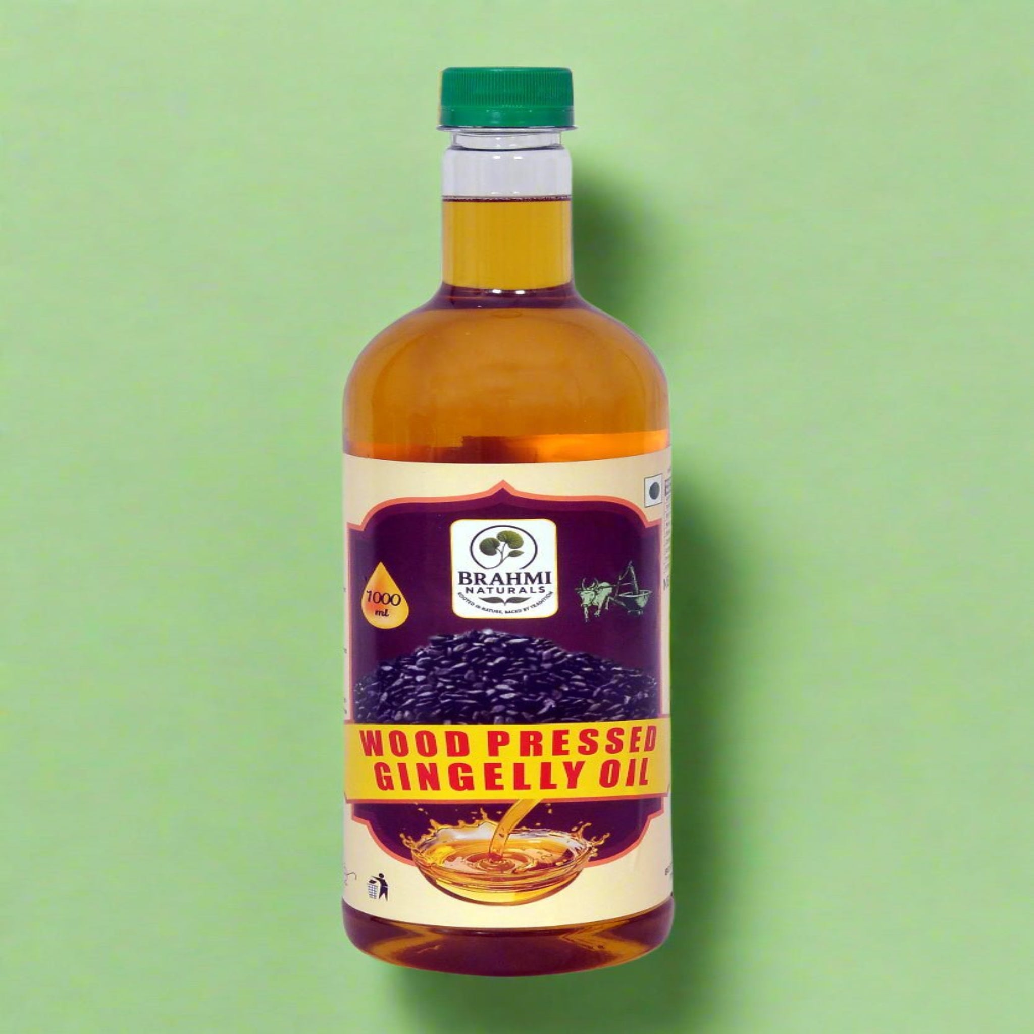 Cold Pressed Gingelly Oil - 1000 ml - Brahmi Naturals