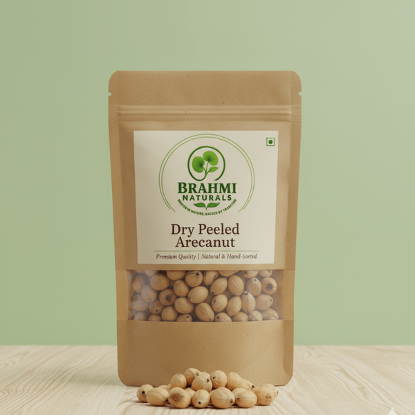 Dry Peeled Arecanut - 250g - Brahmi Naturals