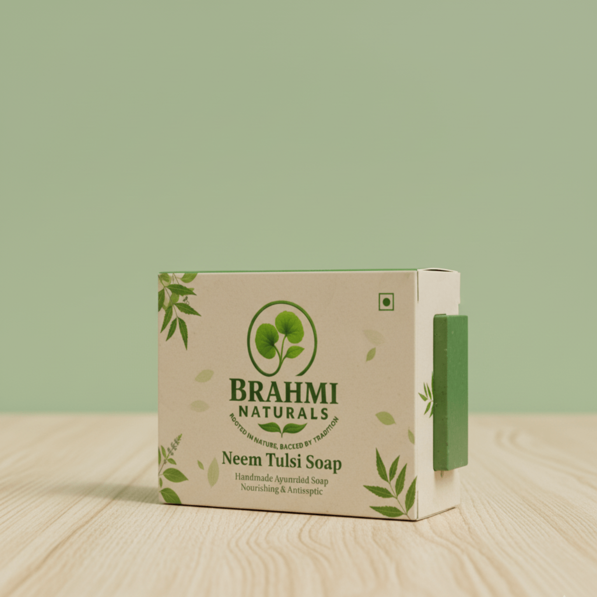 Neem Tulsi Soap - Brahmi Naturals