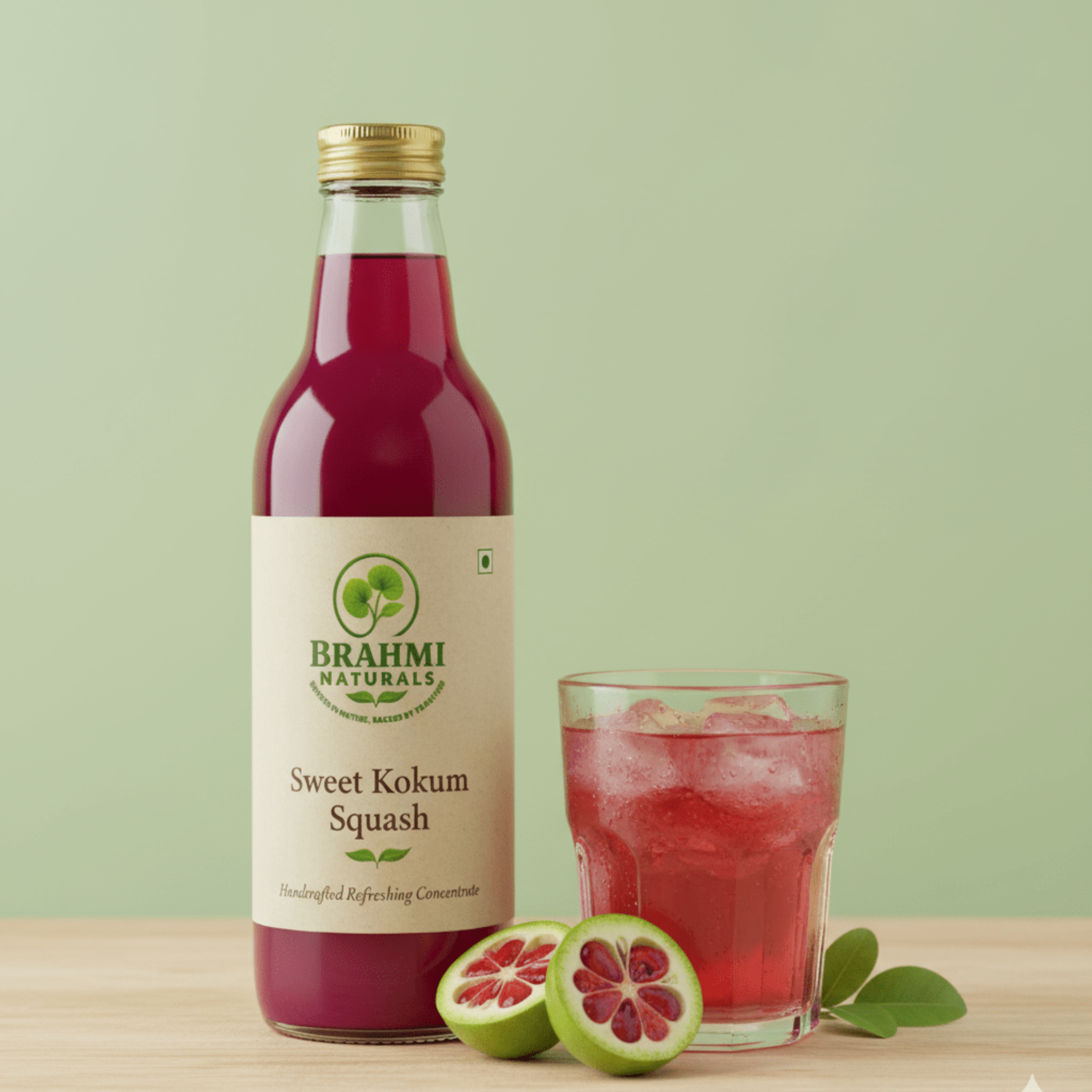 Sweet Kokum Squash - 500 ml - Brahmi Naturals